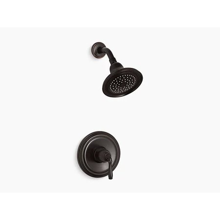 KOHLER Devonshire(R) Rite-Temp(R) Shower Valve Trim With Lever Handle And 2.5 Gpm Showerhead TS396-4-2BZ